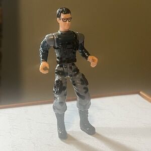 Vintage 1998 Trendmasters Godzilla Power Shield Jean-Luc 3.75 Action Figure